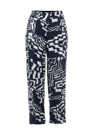 Soquesto Damen Hose gerade Naima Blau 38