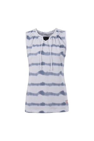 Soquesto Damen Top gerade OlayaSOQ Blau XS/34
