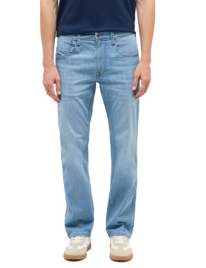 Mustang Herren Jeans gerade Tramper Blau W33-L40 extra lang