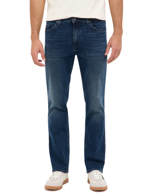 Mustang Herren Jeans gerade Tramper Blau W40-L40 extra lang