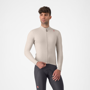 Castelli -  Espresso Thermal Jersey  -  Clay/dark Gray - XXL