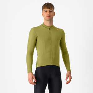 Castelli -  Espresso Thermal Jersey  -  Deep Green - M