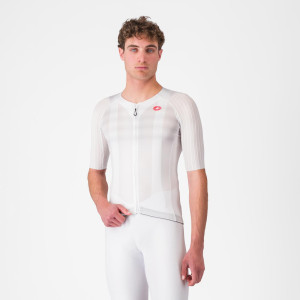 Castelli -  Aero Race 8S Jersey  -  White - L