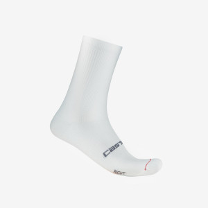 Castelli -  Espresso 18 Hvid  -  Sokker - XXL
