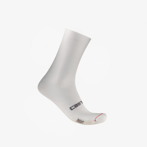 Castelli -  Espresso 2 W 12 Sokker  -  Hvid - S/M