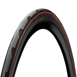 Continental -  Gp5000 S TR Tubeless Brune Sider - 25mm Racer Dæk