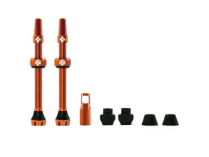 Muc-Off -  Tubeless Valve Kit V2 - Orange-60 mm