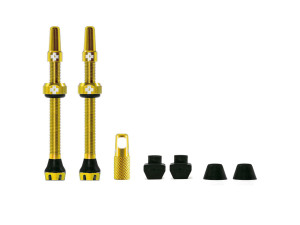 Muc-Off -  Tubeless Valve Kit V2 - Gold-60 mm