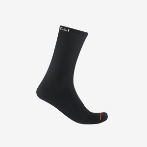 Castelli -  A/C 18 Sokker  -  Sort - L/xl