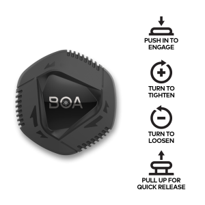 Boa -  IP1 Spænde Sort Venstre Side