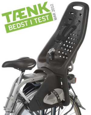 Thule -  Yepp 2 Maxi Sort  -  Easyfit Bagage/rack Mont.
