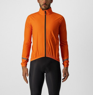 Castelli - Regnjakke  Emergency 2 Orange - XL
