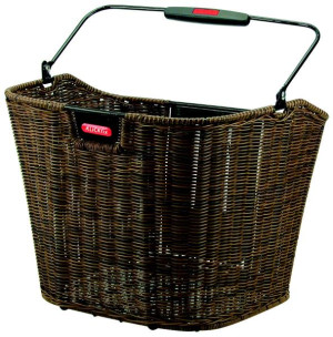 Klickfix - Kurv Front Rattan Brun