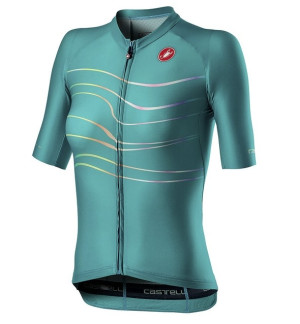 Castelli -  Aero PRO Jersey Dame Turquoise Green - L