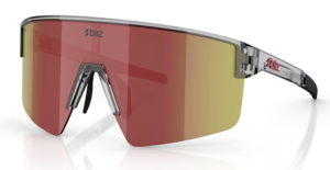 Bliz -  P004 Transparent Dark Grey / Red (L)