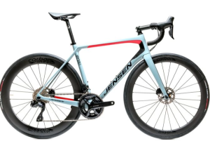 Jensen -  SR Carbon Light Blue  -  Shimano 105  -  12 Speed  - M - Racercykel