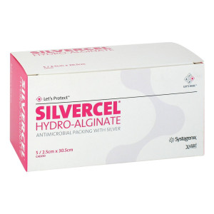 Silvercel Hydroalginat Tamponade 2,5x30,5cm
