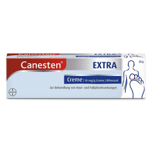 Canesten Extra Bifonazol gegen Haut- und Fußpilzerkrankungen