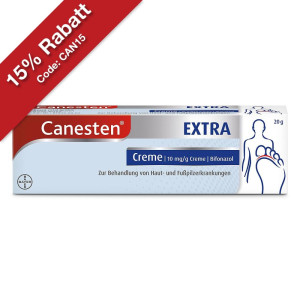 Canesten Extra Bifonazol gegen Haut- und Fußpilzerkrankungen