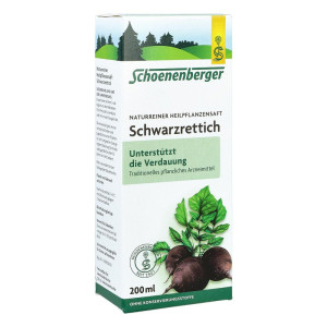 Schoenenberger Naturreiner Heilpflanzensaft Schwarzrettich