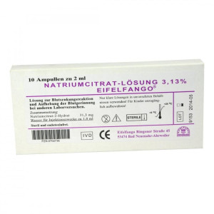 Natrium Citricum 3,13% Ampullen