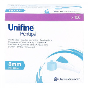 Unifine Pentips 8 mm 31 G Kanüle