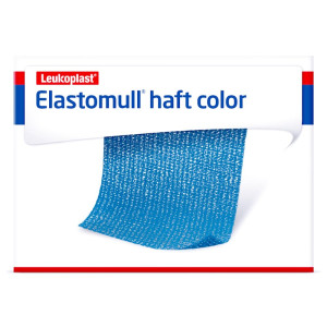 Elastomull haft color 10 cmx20 m Fixierbinde blau