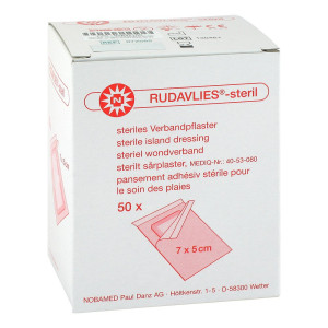 Rudavlies-steril Verbandpflaster5x7 cm