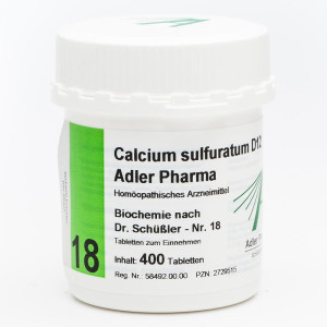 Biochemie Adler 18 Calcium sulf.D12 Adl.p. Tabletten
