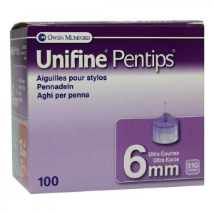 Unifine Pentips Kanüle 31 G 0,33x6 mm
