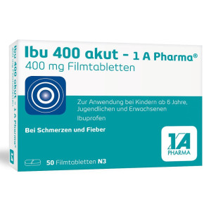 IBU 1 A PHARMA Ibu 400 akut - 1 A Pharma® Filmtabletten