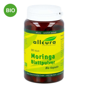 Moringa Blattpulver Bio Kapseln