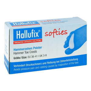 Hallufix softies Hammerzehenpolster Größe m 36-41
