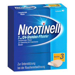 Nicotinell 7mg/24-Stunden-Nikotinpflaster, Leicht (3)