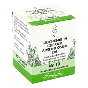 Biochemie 19 Cuprum arsenicosum D6 Tabletten