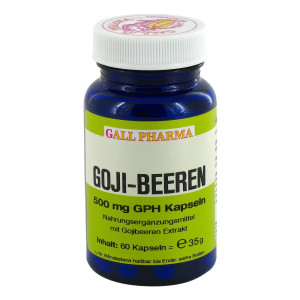 Gall Pharma Goji Beeren 500 mg Gph Kapseln