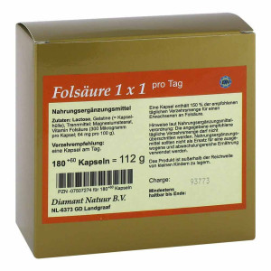 FBK-Pharma Folsäure 1x1 Pro Tag Kapseln