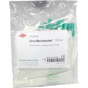Urin Beinbeutel rückl.sp.m.abl.schräg 750 ml