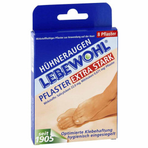 Lebewohl Hühneraugenpflaster extra stark
