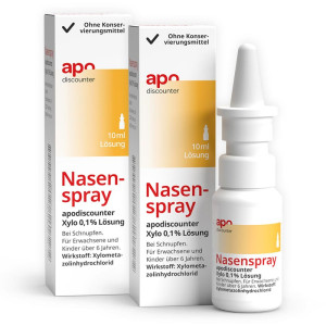 Nasenpray mit Xylometazolin 0,1 % von apodiscounter