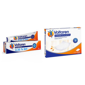 Schmerzgel forte 180g + Voltaren Schmerzpflaster 5 Stk.