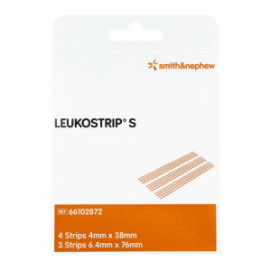 Leukostrip S Wundnahtstreifen 2 Blatt a 3/4 Strumpf