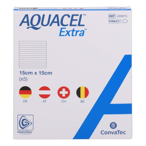 Aquacel Extra 15x15 cm Kompressen
