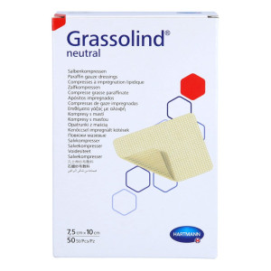 Grassolind Salbenkompressen 7,5x10cm steril