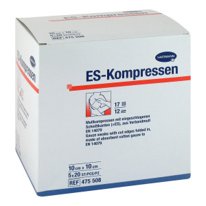 Es-kompressen steril 10x10 cm