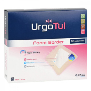 Urgotül Foam Border 10x10 cm Verband