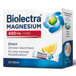 Biolectra Magnesium 400 mg Ultra Direct Zitrone