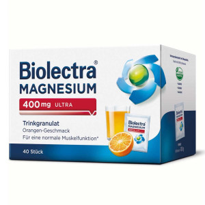 Biolectra Magnesium 400 mg Ultra Trinkgranulat Orange