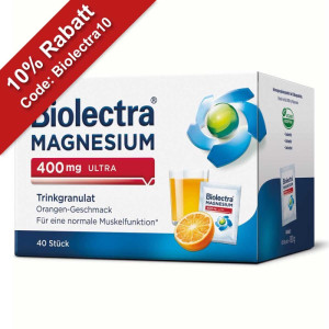 Biolectra Magnesium 400 mg Ultra Trinkgranulat Orange