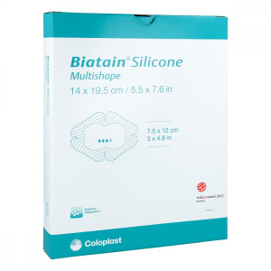 Biatain Silicone Schaumverb.multishape 14x19,5 cm